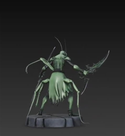 Alien Insekt Krieger STL Datei für 3D Druck Digital Download Fantasy Bug Soldat Modell - Etsy.de