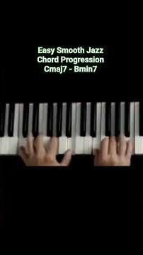Easy Smooth Jazz Chord Progression #pianotutorial #smoothjazz #pianochords #chordprogression #improv