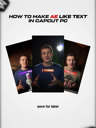 Learn How to Create AE Like Text in CapCut