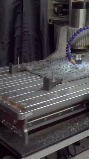 CNC Milling with LinuxCNC + Probe Basic #cnc #milling #sorotec