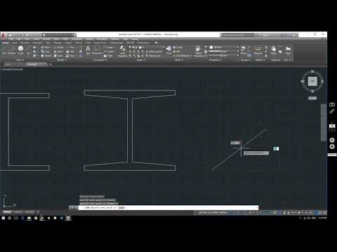AutoCAD 2017 Tutorial: Lines using direct distance.