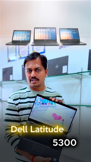 Ravikumar Gurusamy on Instagram: "DELL LATITUDE 5300 – 2-IN-1 360° CONVERTIBLE 💻✨ • Intel Core i7 – 8th Gen (4 Cores) • 8GB RAM • 256GB SSD • 13.3” FHD LED Touch Display • 360° Rotate (Laptop + Tablet Mode) • WiFi | Camera | Bluetooth • Windows 11 Pro • Good Battery Backup 🔋 • Original Charger Included Compact, flexible & premium business laptop ✔️ Perfect for office, meetings, presentations & travel use 💼✍️ 💸 Price: ₹26,000/- 📦 Free Shipping Pan India 📞 Call / WhatsApp: 7305520500 #DellLa