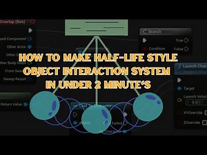 Unreal Engine 5 Tutorial – How To Make Half-Life Style Physics Pickup (Blueprint)