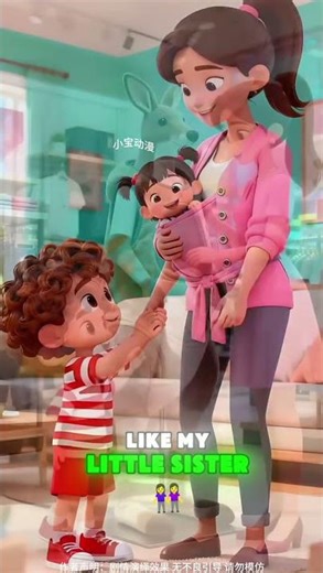 👶🤗💕 I Want to Sit in Mom's Arms Too!#funny