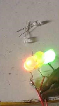Led 🤫😱😱😱light colour #tricks #viral #power #experiment #shorts #electronic #led #colour #fan #repair
