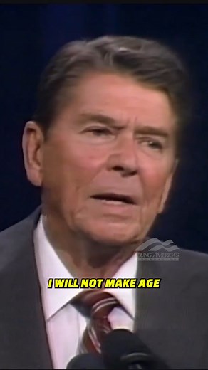 43K views · 1.6K reactions | Throwback to when President Reagan had the perfect response to those who questioned whether he was too old to serve as president  | Young America's Foundation | Facebook