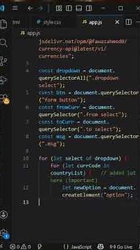 Live Currency Converter with JavaScript | Web Development Project