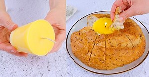 Butter candle in bread: the viral recipe for any occasion!