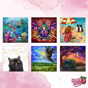 Happy Color fans, how’s your Sunday going? Don’t miss the chance to pick THE BEST PIC OF THE WEEK!🦋 Take a look at the images below and choose your favorite one in the comments👇 The winning pic will be available for coloring in a new palette! #coloring #happycolor #paintbynumbers #colorbynumber | Happy Color - Color by Number
