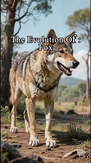 The evolution of foxes #foxes #Paleontology #Natural Science #Meowstar