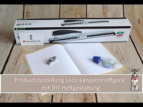 Produktvorstellung Langarmhefter Leitz inkl. DIY Heftgestaltung