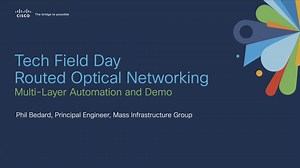 Cisco Routed Optical Networking Solution Demo - Cisco Video Portal