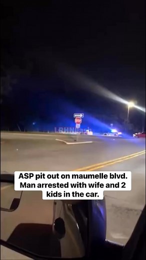 ASP pit out on maumelle blvd. Man arrested with wife and 2 kids in the car. | LRHN