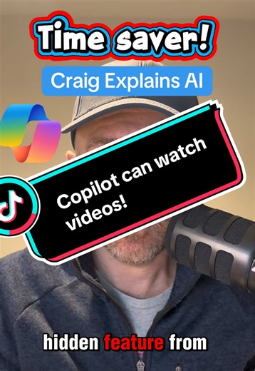 Time saver! Get Copilot to watch your videos for you! #microsoftcopilot #timesaver #copilot #aitipsandtricks #aitraining