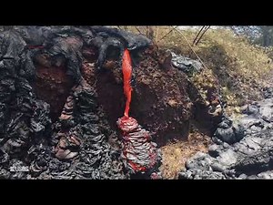 Kīlauea Volcano — Lava Oozing