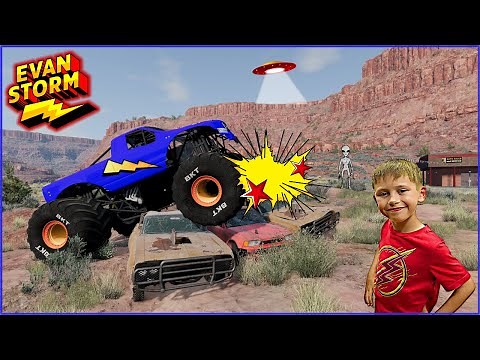 Monster Truck Surprise Adventure Evan Storm Found His Custom BeamNG.Drive Monster Truck
