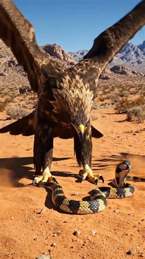 the eagle take snake 🥰