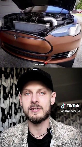 🚀 Курс ссылка в шапке @fibonacci_io – Один шаг и ты в мире IT! 🔥 TESLA С БЕНЗИНОВЫМ ДВИЖКОМ 🚗💥 🤯 Энтузиаст пошёл против самой сути Tesla и воткнул под капот бензиновый мотор! Теперь вместо тихого «будущего» – дикий рёв классики. ⚡➡️🔥 👀 Маск наверняка перекрестился – его детище превратили в «обычную тачку» #тесла #авто #электромобиль #tesla #илонмаск