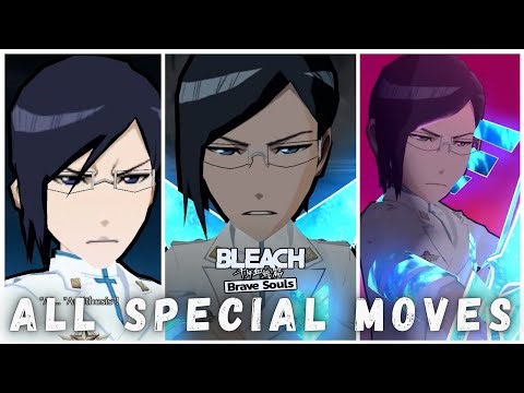 All Uryu TYBW Special Moves Bleach Brave Souls