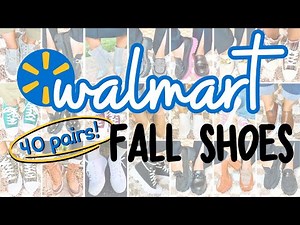 **HUGE** WALMART FALL SHOE HAUL! // 40 Pairs of Fall Shoes & How to Wear Them // Fall Outfit Ideas