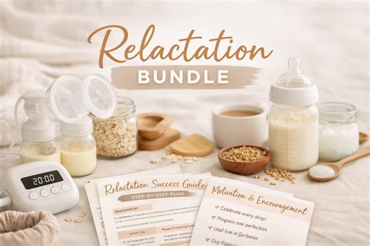 I’ve seen all the messages from the moms that has successfully Relactate using my guide/ watching my videos . You guys have a lot of other questions when it comes to Relactation so I’ve decided to create a bundle as well as individual digital downloads to help make the Relactation process easier for real moms dealing with babies, toddlers, and just overall real life. These guys will help make your Relactation journey a success without pressure or unrealistic expectations. Just pure motivation wi