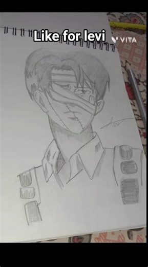 i draw levi sketch art 🥶#drawing #shorts #anime