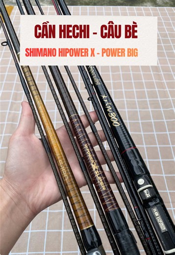 🎣 3 CẦN HECHI SHIMANO – Power Big Nội Địa Nhật🇯🇵 • Chiều dài 1.8m & 2.1m, 3.0m • Phôi carbon chắc chắn, độ bền cao • Action ổn định, kiểm soát cá tốt khi kéo sát bờ • Phù hợp hechi chân kè, bờ đá, cầu cảng, Câu Rô Phi • Đánh hiệu quả cá biển ăn mạnh, cầm lâu không mỏi tay, ngọn nhạy , Thân cứng. 👉 Lựa chọn lý tưởng cho anh em chơi hechi biển, cần chắc – khỏe – bền. #canhechi #cancaunhatban #ShimanoTackleTomorrow #cancauBien #cancauvaconca