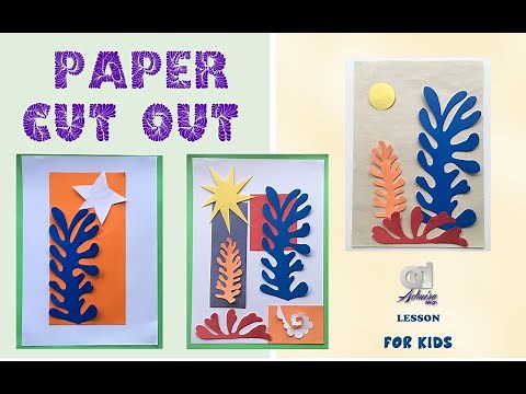 Henri Matisse Art for Students Collage Cut-Out Paper | Collage Art
