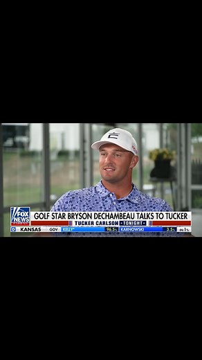 Tucker Carlson on Instagram: "Golfer @brysondechambeau is known for making science a key part of his game. It's helped him become one of the best players in the world. But how exactly does his strategy work? We asked him about that, along with his decision to leave the PGA to join @livgolfinv"
