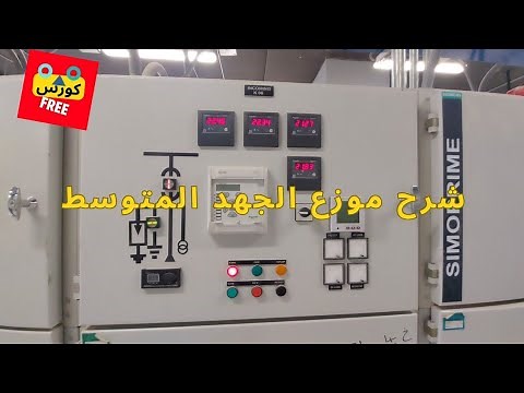 شرح موزع الجهد المتوسط MVSG، ح#1 أجهزه القياس وجهاز الحمايه Protection relay و جهود التشغيل.
