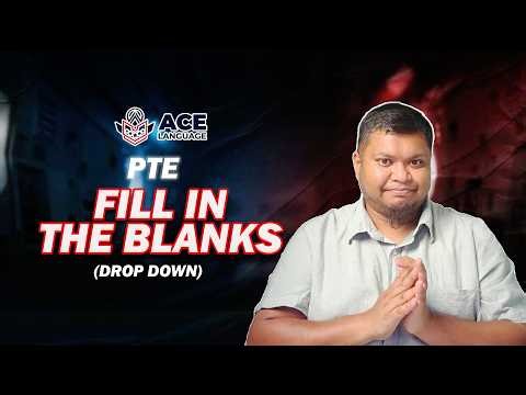 PTE Fill in the Blanks Dropdown Explained | How to Score High Without Wasting Time