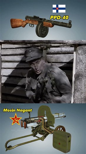 "Finnish Army VS USSR in Continuation War⁉️" - WWII Guns #ww2 #war #shorts #viral