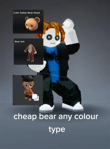 how to make a small bear for cheaper! #foryoupage #fyp #roblox