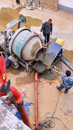 Efficient Diesel Powered Concrete Pouring Pump