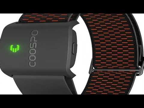 COOSPO HW9 Armband Heart Rate Monitor with HR Zones/Calories HRM Sensor for Fitness Cycling BLE5.0