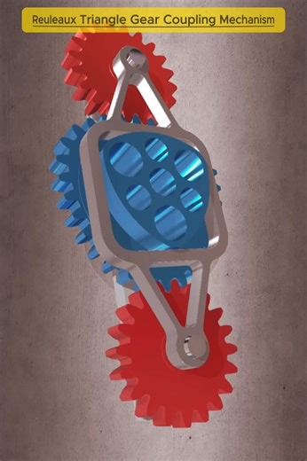 Reuleaux Triangle Gear Coupling | Constant Width Power Transfer ⚙️ #shorts