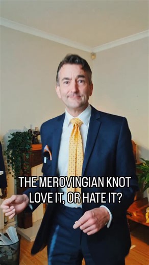 The Merovingian Knot really splits the room. People tend to live it or hate it, or love to hate it, but what do you think, would you ever wear this? #merovingian #merovingianknot | Jonathan P Farley