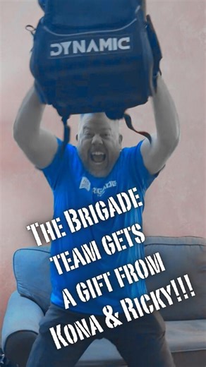5.4K views · 117 reactions | BRIGADE Team members react to care packages from Kona Montgomery Disc Golf & Ricky "Sockibomb" Wysocki.  #ddbrigadeteam #bedynamic | Dynamic Discs | Facebook