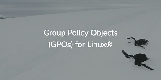 Group Policy Objects (GPOs) for Linux®
