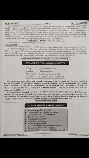 11th English/Dolphin Guide/prose-1/the portrait of a lady/book back notes