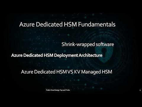 Azure Dedicated HSM Fundamentals and Dedicated vs Managed HSM(Public Cloud Secret Management part-2)