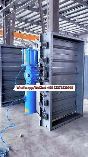 for VOC filtration Butterfly Damper quality assured Fire Damper for chemical plants