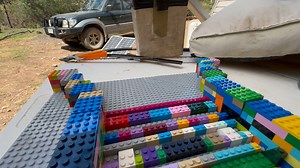 Using lego to find gold #goldprospecting #lego #legofan | Sluice Box Karl