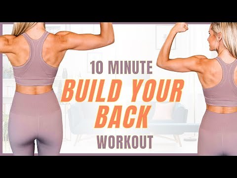 BUILD YOUR BACK AT HOME - The BEST Build Back Workout | Rebecca Louise