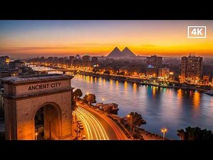 Cairo Egypt in 4K 🇪🇬 Stunning City Views, History & Culture