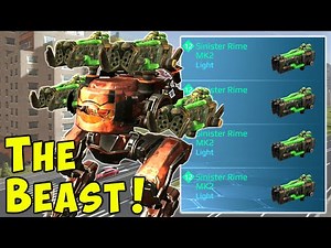 What A Beast! The RIME BLITZ Setup Mk2 Maxed - War Robots Gameplay WR