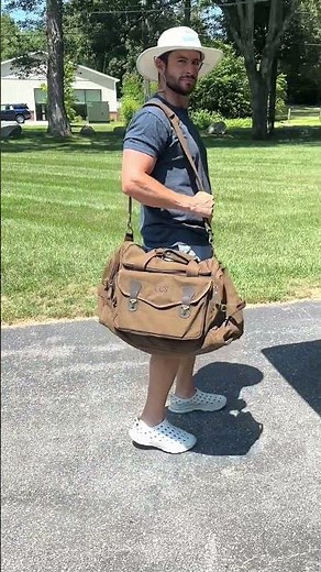 Upgrade his travel game with our Personalized Canvas Duffel Bag! 🧳✨
