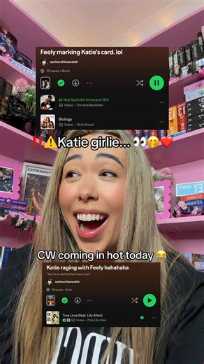 krystelreads ✨📚 on Instagram: "‼️⚠️CW coming in hot today … oh Katie girlie 👀🤭❤️😂 I’m wheezing!!! 😂😂😂 GIMME KEELY!! 📚Boys of Tommen - Katie Wilmot and Patrick Feely #booktok #boysoftommen #katiewilmot #patrickfeely #chloewalsh"