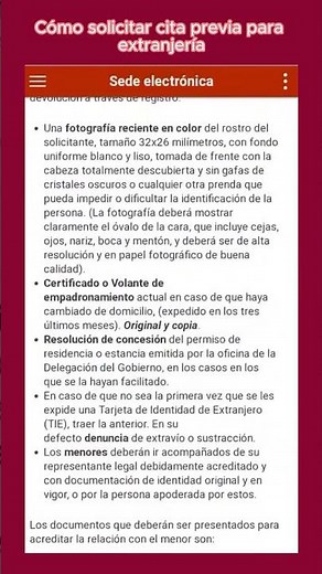 como solicitar una cita previa en extranjeria...