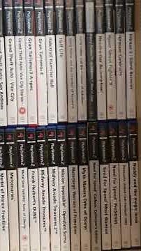 My Ps2 games collection.